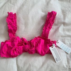 Bright Pink Frankies Bikinis set